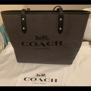 BRAND NEW Coach Shoulder Bag - Gray with Black